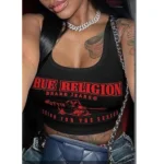 Sexy Graphic Fashion Top Printed Summer Clothes Women Y2K Cropped Tank Tops Tees